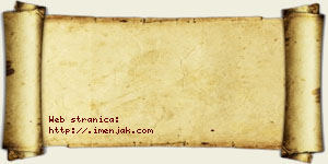 Isidor Brzaković vizit kartica